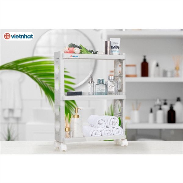 KỆ KHE HẸP ĐA NĂNG 03 TẦNG VIỆT NHẬT